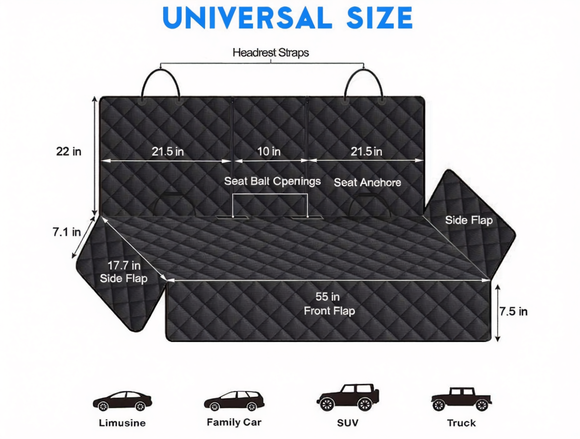 Dog Car Seat Cover – Moonlit's Mind DriveGuard